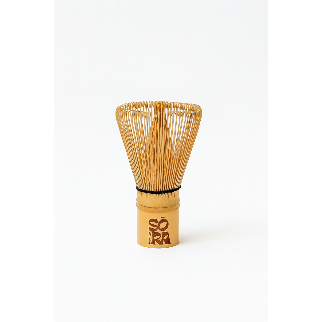 Fouet à matcha en bambou